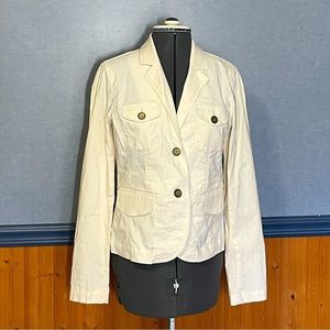 🔥3 for $15 Sale- Axcess cream lightweight jacket size 6